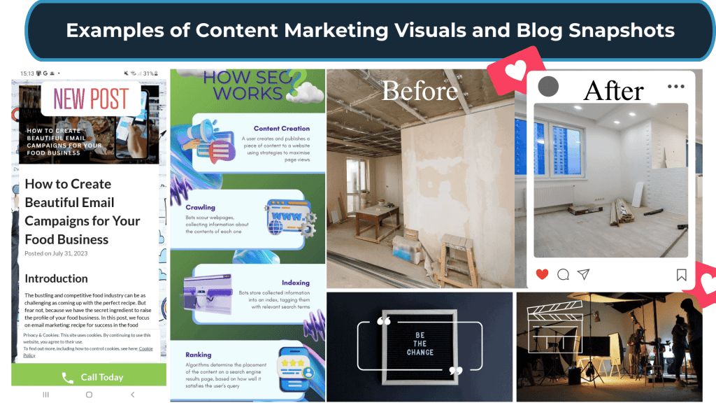 The Fundamentals of Digital Marketing - Examples of Content - 360 Marketing Consultancy