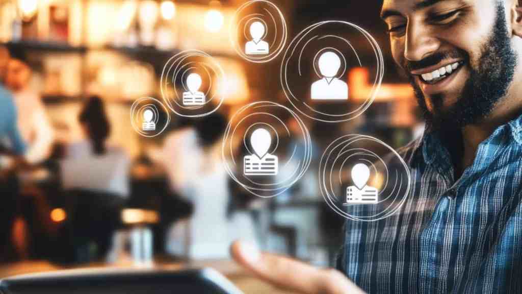 Storytelling Pillar Page 1 - 360 Marketing Consultancy – Marketing Strategy & Architecture for SMEs A marketer accessing customer profiles on a tablet, representing personalised storytelling in marketing.